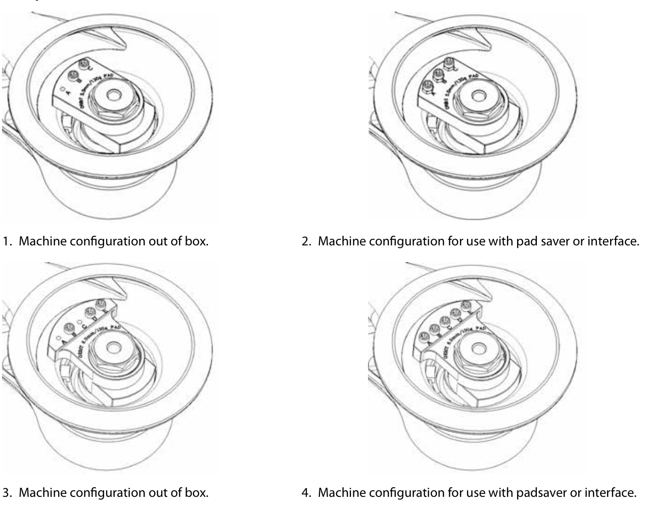 Reducing vibrations when sanding with pad saver or interface